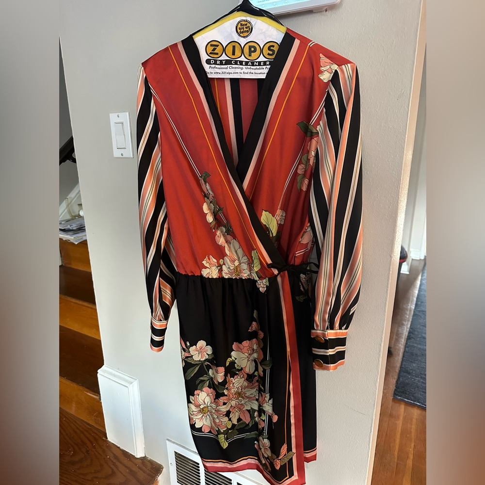 Worn once! Zara Basics Wrap Dress